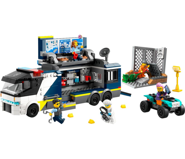 LEGO City 60418 Policyjna ciężarówka z laboratorium kryminalnym - 1203601 - zdjęcie 3